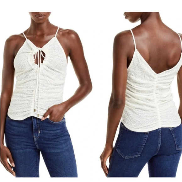 NWT Free People|| Gardenia Cutout Cami Tank, Size Small - Picture 1 of 11